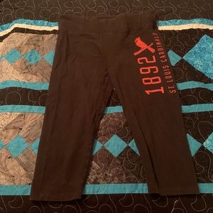 3/$10 PINK St Louis Cardinals capri leggings
